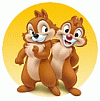 Chip and Dale coloring page