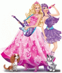 Barbie in The Princess and the Popstar coloring pages for kids