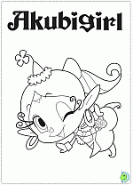 Coloring-Akubi_girl-07
